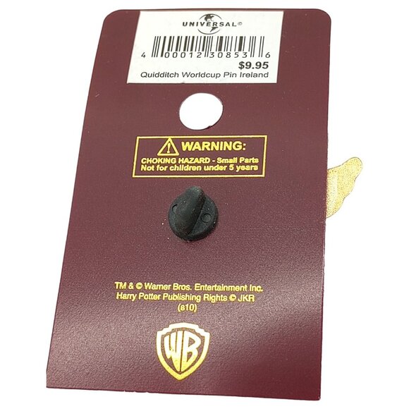 Retired Wizarding World Of Harry Potter Ireland Quidditch Team Pin Badge 2" - Picture 2 of 4